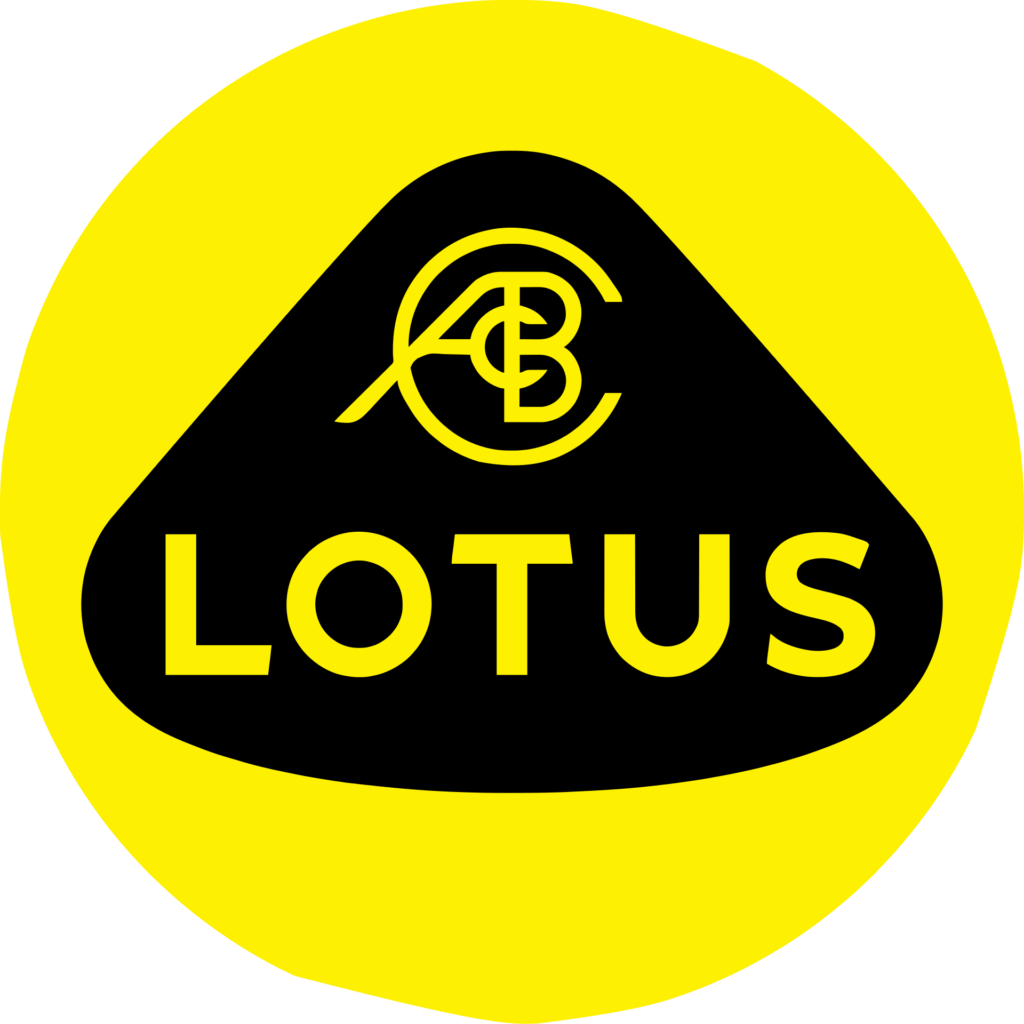 The Iconic Lotus Logo, and the iconic brand built by Colin Chapman, Lotus Cars limited, team Lotus. Founded in 1952