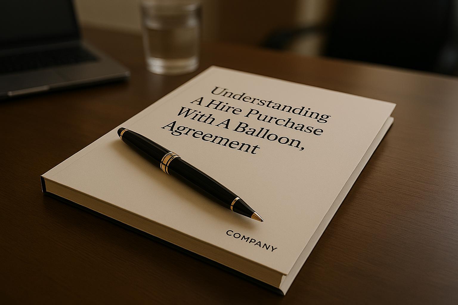 Understand Hire purchase with balloon options to support flexible asset funding and lower monthly payments for businesses from Evogo Asset finance