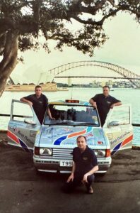 A World Record in the midst. the boys at Sydney Harbour.