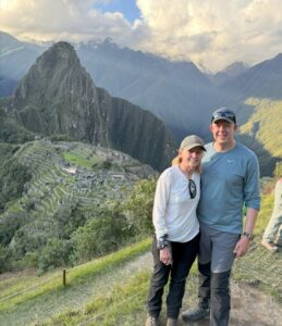 John exploring Machu Picchu