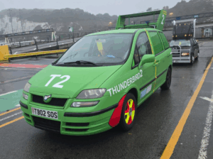 Thunderbird 2, entrant in the 2025 Screwball Rally