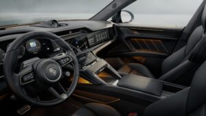 Press release image of the new Porsche Cayenne Turbo EV Interior picture