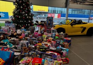 Thousands of donated toys collected at Sheffield Porsche 