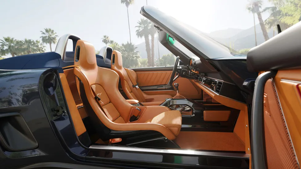Porsche 911 Carrera Cabriolet Reimagined by Singer Vehicle design, interior image 2