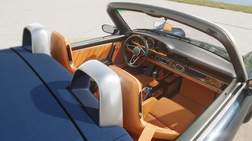 Porsche 911 Carrera Cabriolet Reimagined by Singer Vehicle design, interior image