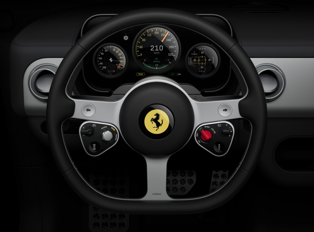 New Ferrari Luce Instrument Cluster