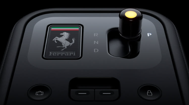 Ferrari Luce Shifter console sneak peak