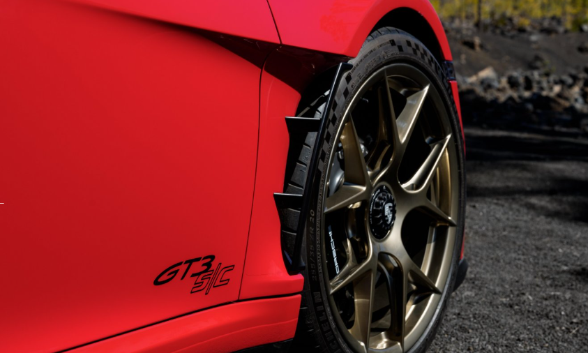 Side shot image of the newly released Porsche GT3 S/C in guards red
