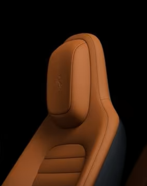 Ferrari Luce Tan leather seat and headrest